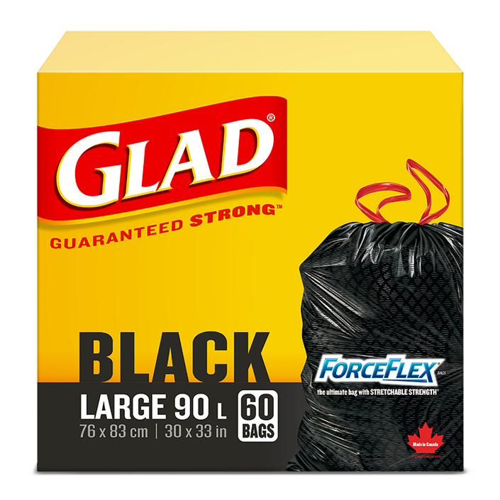 Glad ForceFlex Black Bags