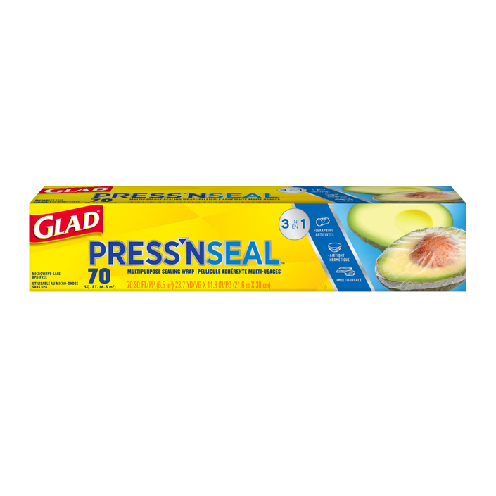 Glad Press’n Seal® Plastic Food Wrap, 70 sq. ft. Roll